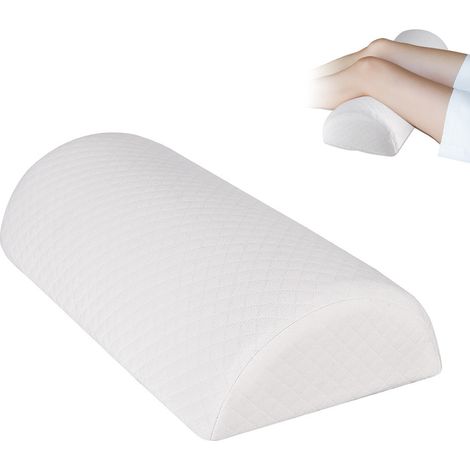 Oreiller dorsal en mousse à mémoire de forme / Oreiller de soutien lombaire en forme de croissant pour soulager les douleurs dorsales, soutenir les jambes et les genoux et favoriser un sommeil réparat (1/5)