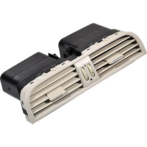 Buse de ventilation de voiture pour console centrale, buse d'air, grille d'aération de voiture, compatible avec Fiat 500, blanc ivoire (1/5)