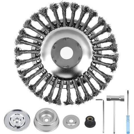8 inch brush cutter head, 8 piece kit for brush cutters (1/4)