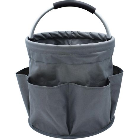 Sac à outils de jardin pliable 17L, organisateur d'outils pliable pour le camping et le jardin, panier de récolte, organisateur d'outils de jardin (1/5)