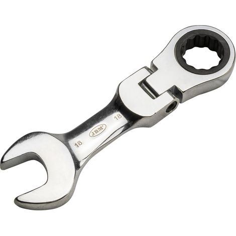 JBM15330 Llave combinada mini articulada con trinquete de 10 mm