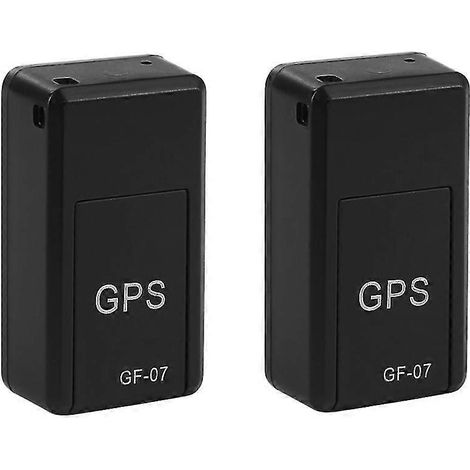 Eclairage Design – Lot de 2 traceurs GPS magnétiques longue autonomie – Suivi en temps réel par SMS – Autonomie 12 jours en veille – Aimants puissants pour fixation facile