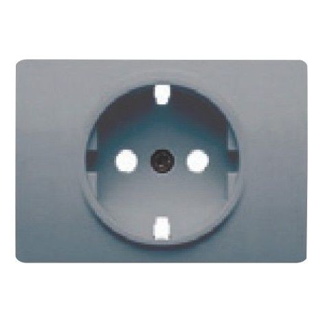 Abdeckung für Steckersockel 2P + TT GREY SHADOW BJC Coral 21724-GS