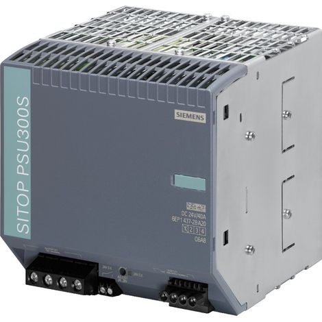 Siemens 6EP14372BA20 Hutschienen-Netzteil (DIN-Rail)  24 V/DC 40 A 960 W Anzahl Ausgänge:1 x  Inhalt (1/4)