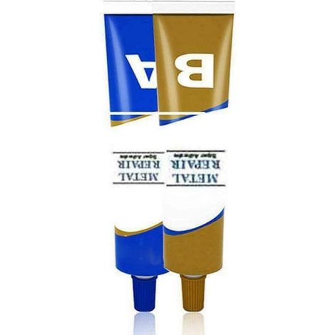 Gel adhésif de réparation métallique pour soudage à froid, résistant à la chaleur industrielle, 100 g FT (1/2)