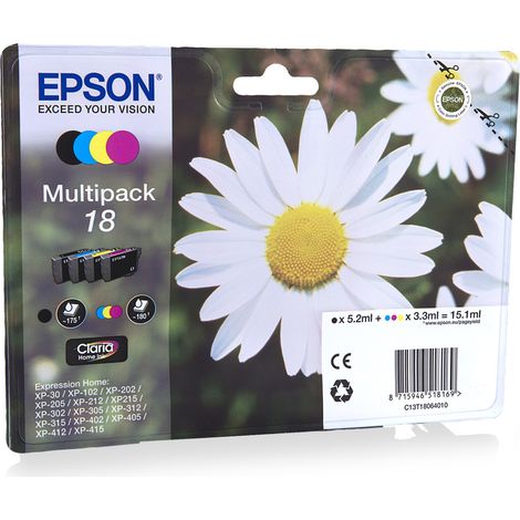 Epson18 Pack de 4 couleurs (1/2)