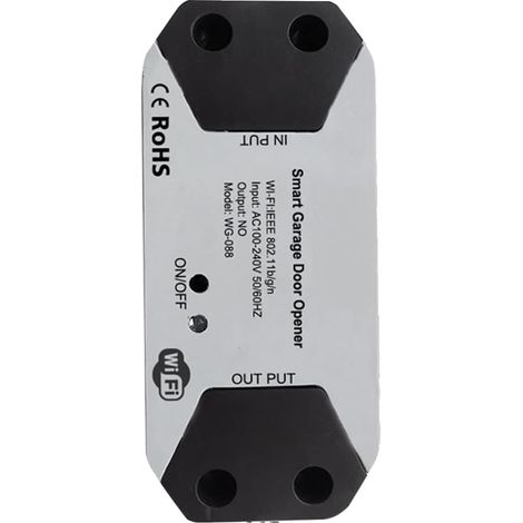 Prise UE，WiFi Switch Smart Garage Door Opener Controller Fonctionne avec Home/Tuya APP Control Aucun Concentrateur Requis