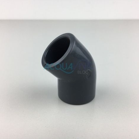 Raccordo PVC a 45 Gradi, Manicotto PVC-U 20mm PN16