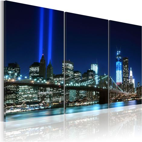Quadro - Luci azzurre di New York - 90x60 (1/4)