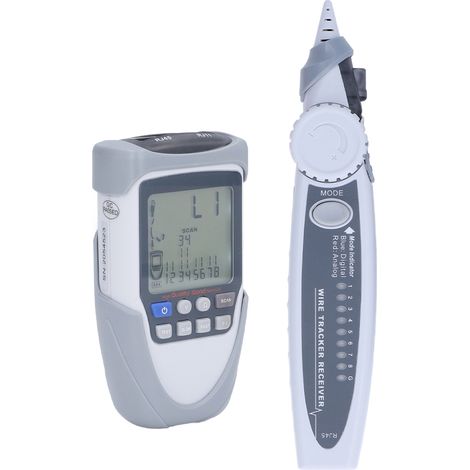 Testeur de câble réseau LCD numérique analogique multifonction traceur de fil POE localisateur de ligne avec sac ET613 (1/5)