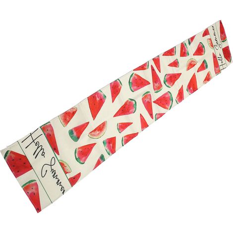 Nappe carrée en lin à motif pastèque, 180 cm de long, nappe de décoration de table romantique, pour la maison. (1/5)