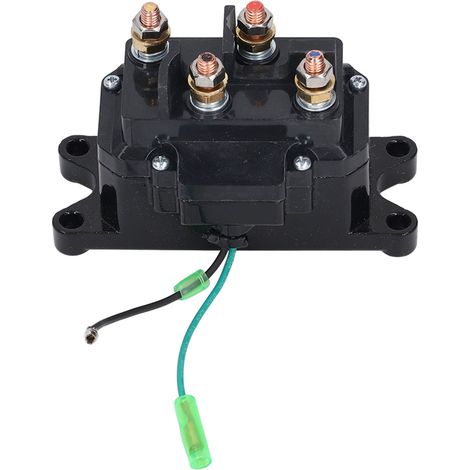 Relais de démarrage de treuil IP67, bobines en laiton, robuste, stable et pratique, pour treuil électrique de VTT, remplacement 250 A (1/5)