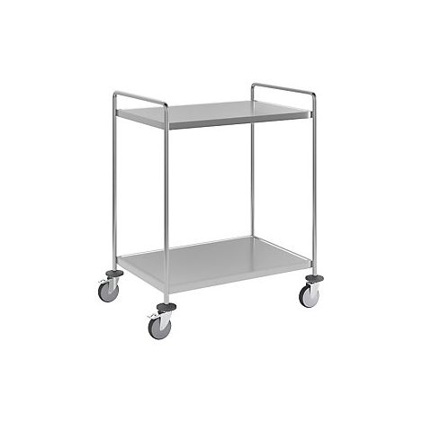 Kongamek Carrello a ripiani in acciaio inox saldato lungh x (1/2)