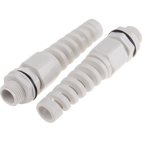 Presse-étoupe M16 en Nylon 66 pour câble de 5mm à 10mm, avec contre-écrous, IP68 ( Prix pour Paquet de 10 )
