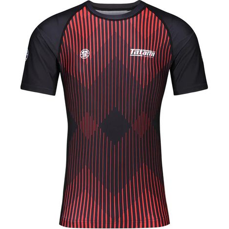 Tatami Rashguard Herren Kurzarm Milan Eco Tech Recycled Red S