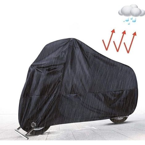 Electric Car Bike Sun Protection Fabric Cover L: 220 x 95x 110 cm Black
