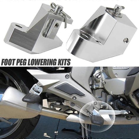 Motorradzubehör: Tieferlegungssatz für Fahrerfußrasten für BMW K1600GT/GTL K1600B 2011-2020 2019 2018 2017 2022 (Fahrerseite, unten, 15 Zoll)