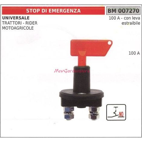 Pulsador de seguridad UNIVERSAL para tractoristas motoristas 007270