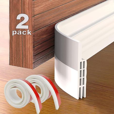 2pcs Draft Excluder For Doors, Self Adhesive Door Draft Excluder Soundproof Weather Proof Draught Excluder (1/5)