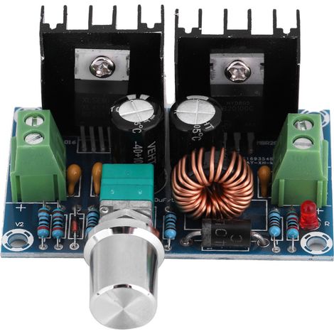 Régulateur de tension haute puissance 200 W, rendement de conversion de 94 %, alimentation régulée 8 A (1/5)
