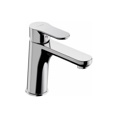 Mitigeur lavabo bec long chromé NF. Sans vidange (1/2)