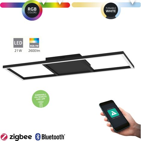 Plafonnier led eglo calagrano-z smart rectangular 2600 lumen - 900566 (1/5)