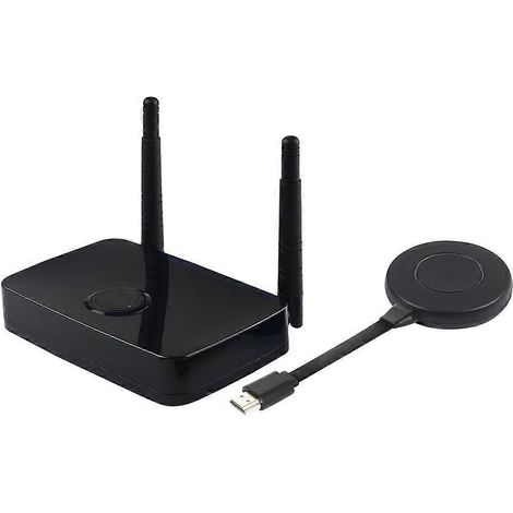 Projecteur sans fil HDMI AM1810, compatible avec les ordinateurs/téléviseurs/téléphones portables, prise : (1/4)