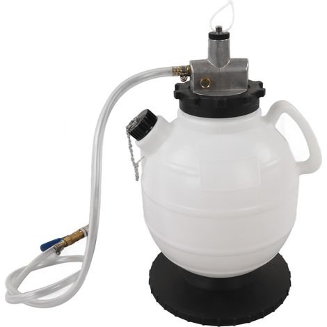 Outil de remplissage d'huile pour transmission manuelle et automatique de 7,5 L avec 15 adaptateurs ATF, étanche et portable pour le transfert de fluides