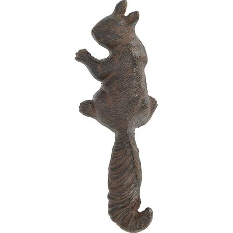 Eichhörnchen-Wandhänger aus Gusseisen (1/5)