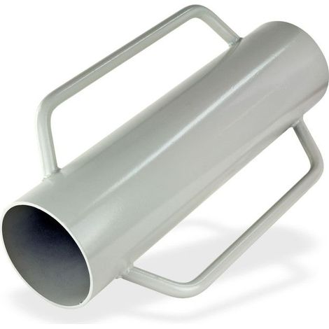 Dema – Enfonce-pieux manuel 600mm – Métal solide – Poids 16kg – Pour piquets jusqu'à 150mm – 2 poignées latérales pour confort