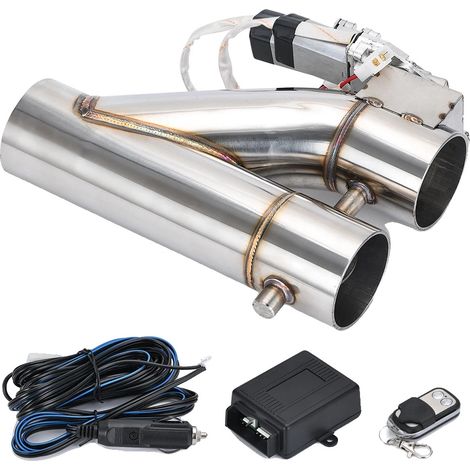 Coupe d'échappement, fonctionnement à double soupape, télécommande sans fil, 3.0 pouce EMP87 (1/2)