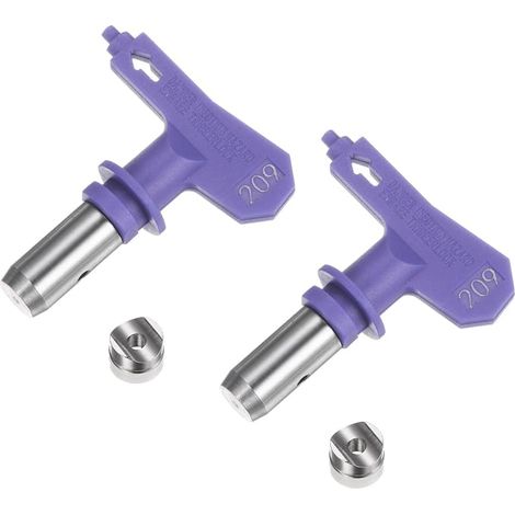 2Pcs Embouts de Pulvérisation Réversibles pour Maison Violet (1/5)