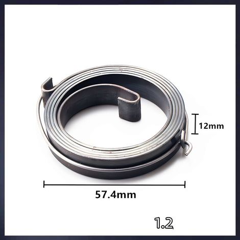 Ressort de lanceur pour tronçonneuse 5200 5800 52cc 58cc, pièces détachées 12mm (1/4)