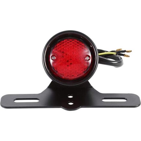 pour feux arriere moto led pour feux arriere moto led Lampe de feu stop de frein arrière rouge rétro à LED de moto pour Honda/Yamaha feux stop moto feux arriere moto led feux bobber feux stop