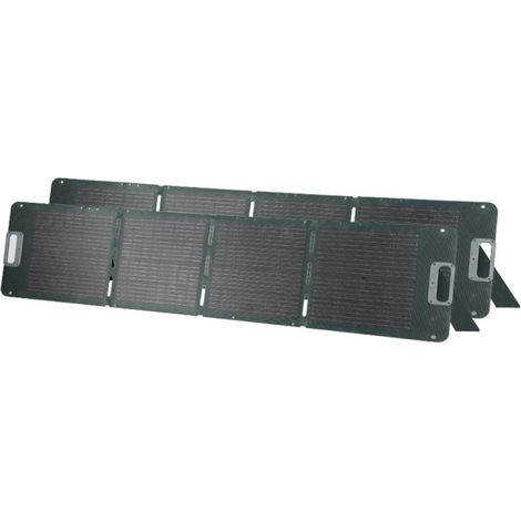 V-TAC kit 2pz pannello fotovoltaico pieghevole 120w (x2) modulo solare portatile per ricarica power station sku 11565 (1/5)