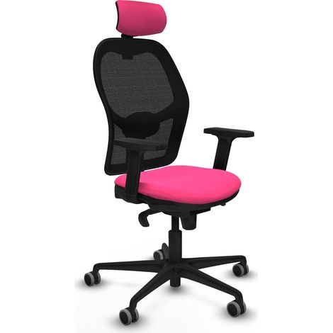 Sedia da ufficio piqueras y crespo Jorquera rosa similpelle