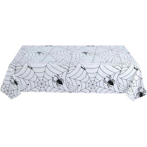 Nappe d'Halloween imperméable 54 x 108 pouces pour salle à manger intérieure Halloween (1/5)