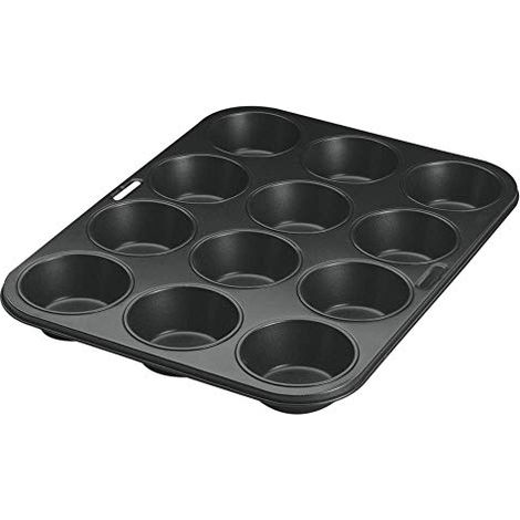 Stampo 12 muffins diametro 7,5 cm antiaderente - metaltex (1/4)