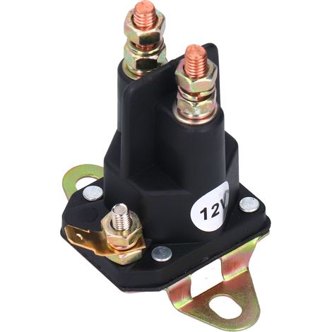 Interrupteur magnétique de démarreur, relais solénoïde marche/arrêt en ABS et fer pour électronique automobile 12 V CC (1/5)