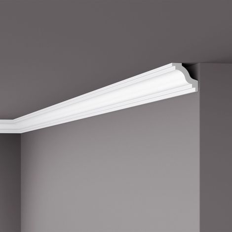 Eckleiste NMC WT6 WALLSTYL Noel Marquet Zierleiste Stuckleiste Zeitloses Klassisches Design weiß 2 m (1/5)