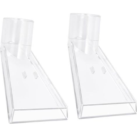 Lot de 2 buses transparentes pour tapis - Buse d'extraction de sol universelle - Buse d' pour aspirateur pour nettoyer canapés (1/4)
