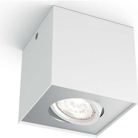 LED-Deckenleuchte Schwenkbar Dimmbar WarmGlow 4.5W PHILIPS Box Weiß (1/5)
