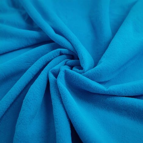 Lenzuolo in pile Thermosoft - Blu 180x200 (1/4)