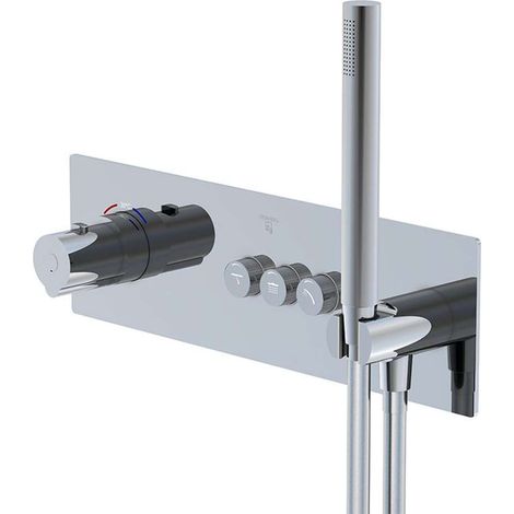 Steinberg Serie 390 Dusch-/Wannenarmatur, Unterputz-Thermostat, (1/5)