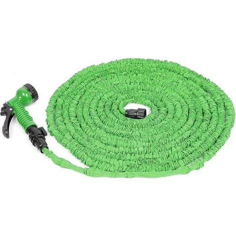 HUAIMEIPIN Expandable Garden Hose - 22,5 m - Robust und leicht - Grün