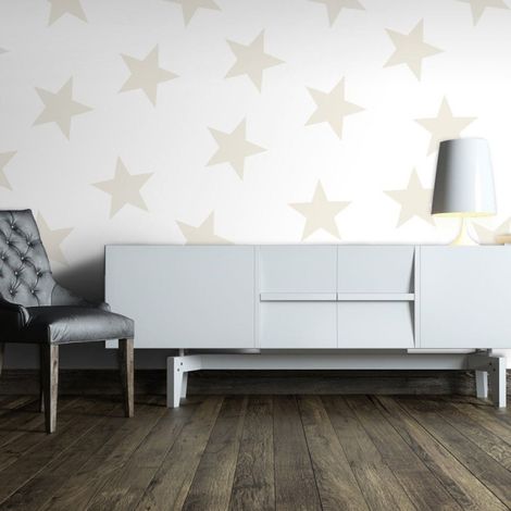 Papier Peint "Beige Star" 70 x 100 cm (1/2)