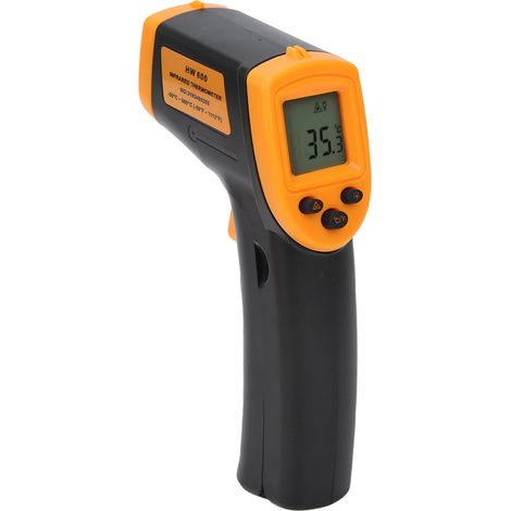 Thermomètre Infrarouge sans Contact Professionnel - Mesure Précise Température Corps et Surface avec Affichage LCD (1/5)