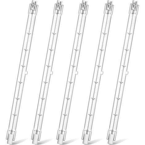 R7S Ampoule Halogène R7S 189Mm 500W 11000Lm J189 Dimmable 240V J Type Ligne Blanc Chaud 2800K Tungstène Filament Ampoule Hal[CA104] (1/5)