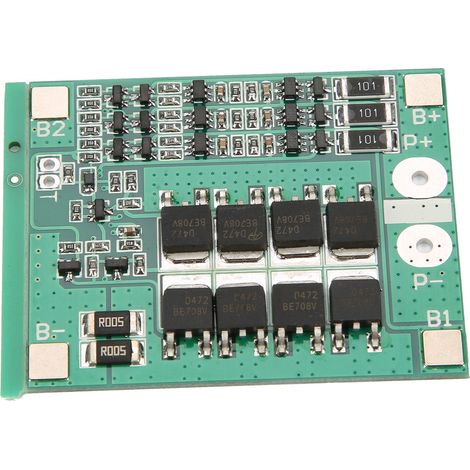 3S 12V 25A Lithium-Batterieschutzplatine (PCB) mit BMS und Balancerschaltung (1/5)