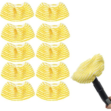 10 Pièces Chiffons de Rechange pour Kärcher Bonnettes pour Buse à Main (1/5)